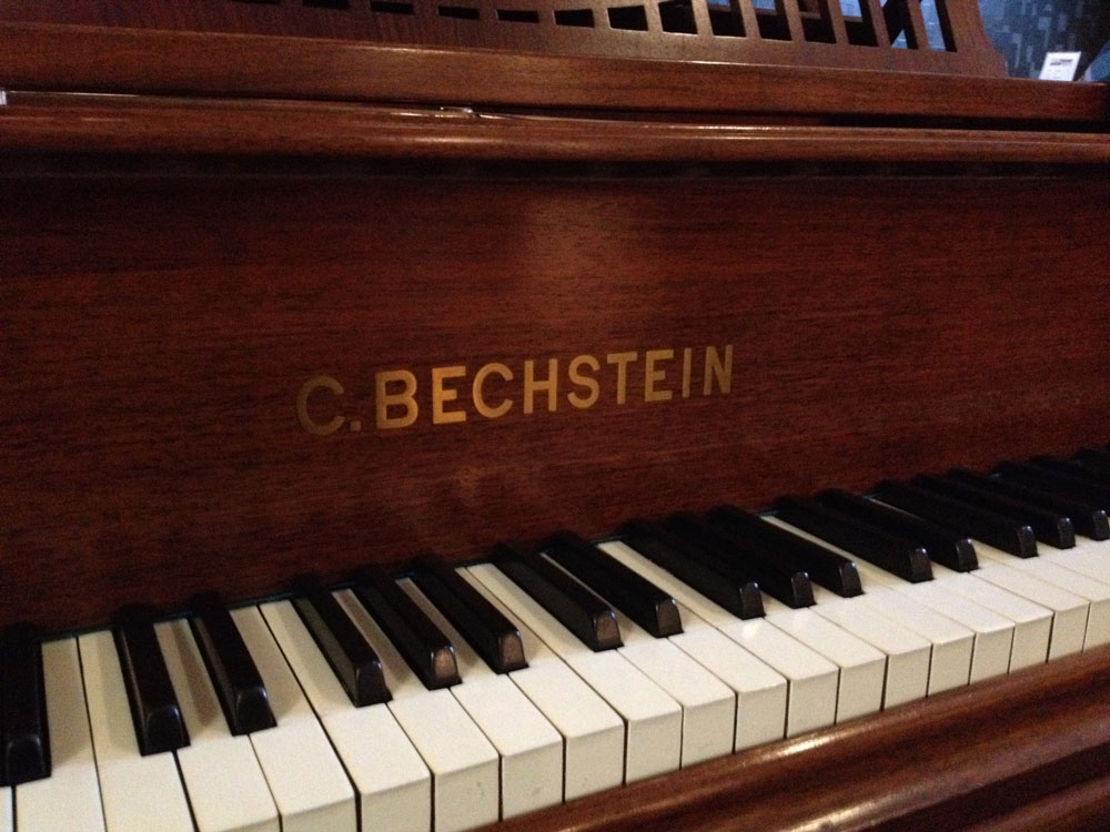 Front view of a Bechstein A2