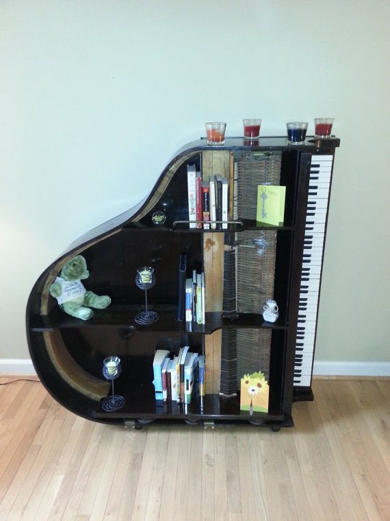 The Grand Piano Bookcase