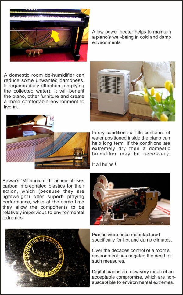 How temperature and humidity may affect your piano …. The Piano Shop Bath