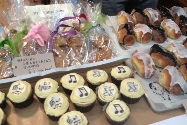 Piano Shop Bath cakes for sale at The Great Bath Bake Sale