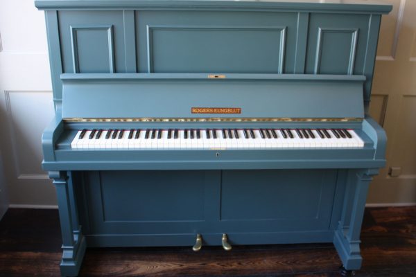 Rogers Eungblut Painted Upright Piano