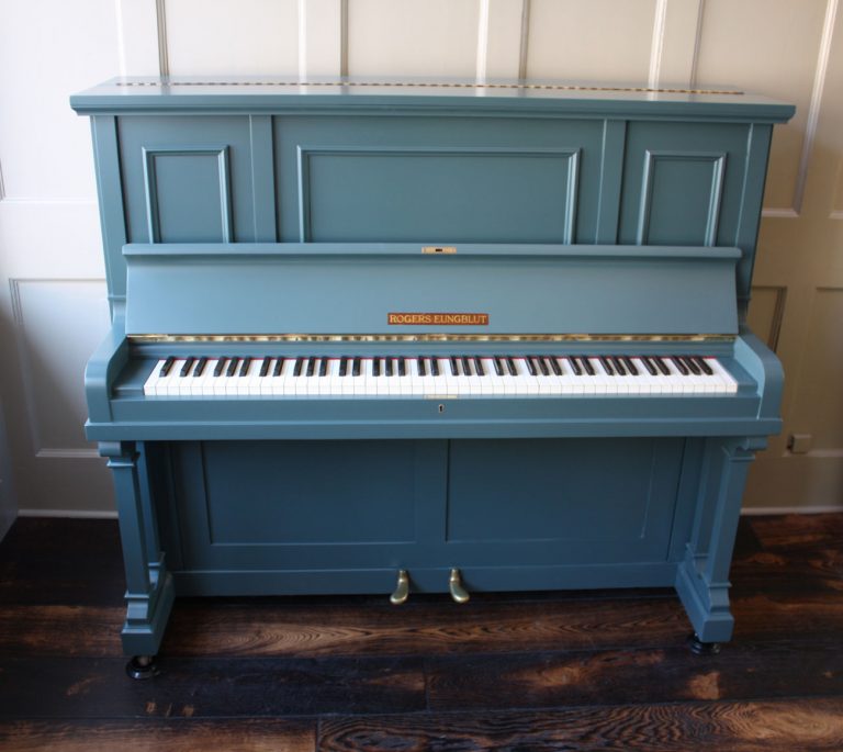 Rogers Eungblut Painted Upright Piano