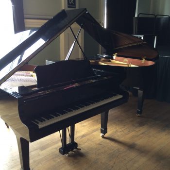 Yamaha grand piano at Stroud Subscription Rooms
