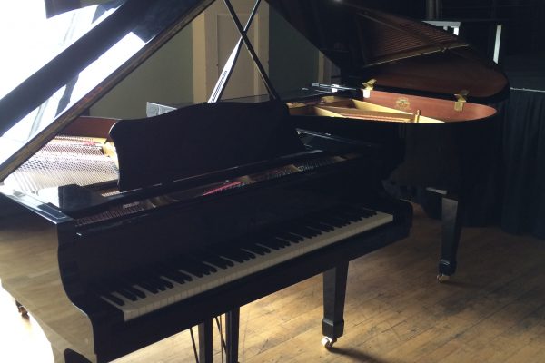 Yamaha grand piano at Stroud Subscription Rooms