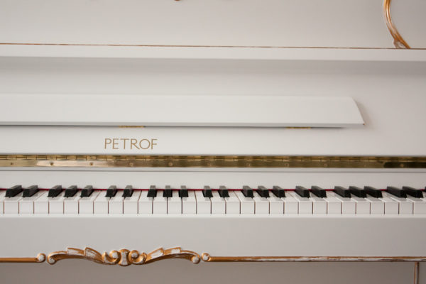 Petrof P118 R1 Rococo upright Piano