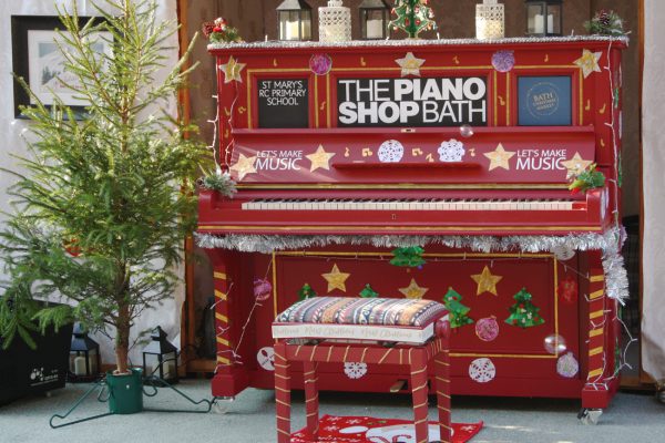 Bath Christmas Market piano