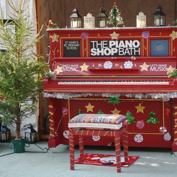 Bath Christmas Market piano