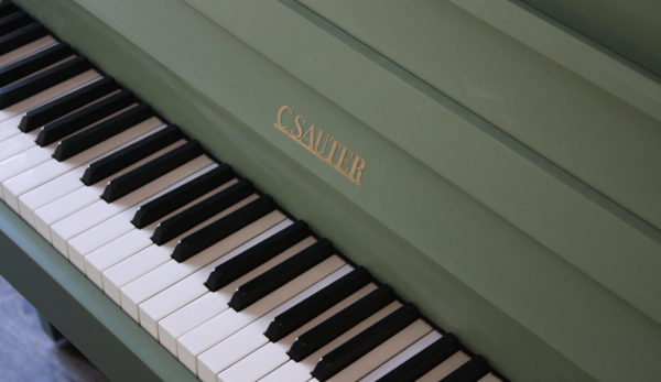 Sauter painted upright piano