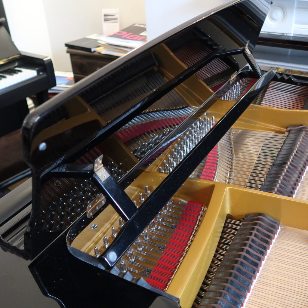 A Petrof Model III second hand grand piano, black gloss