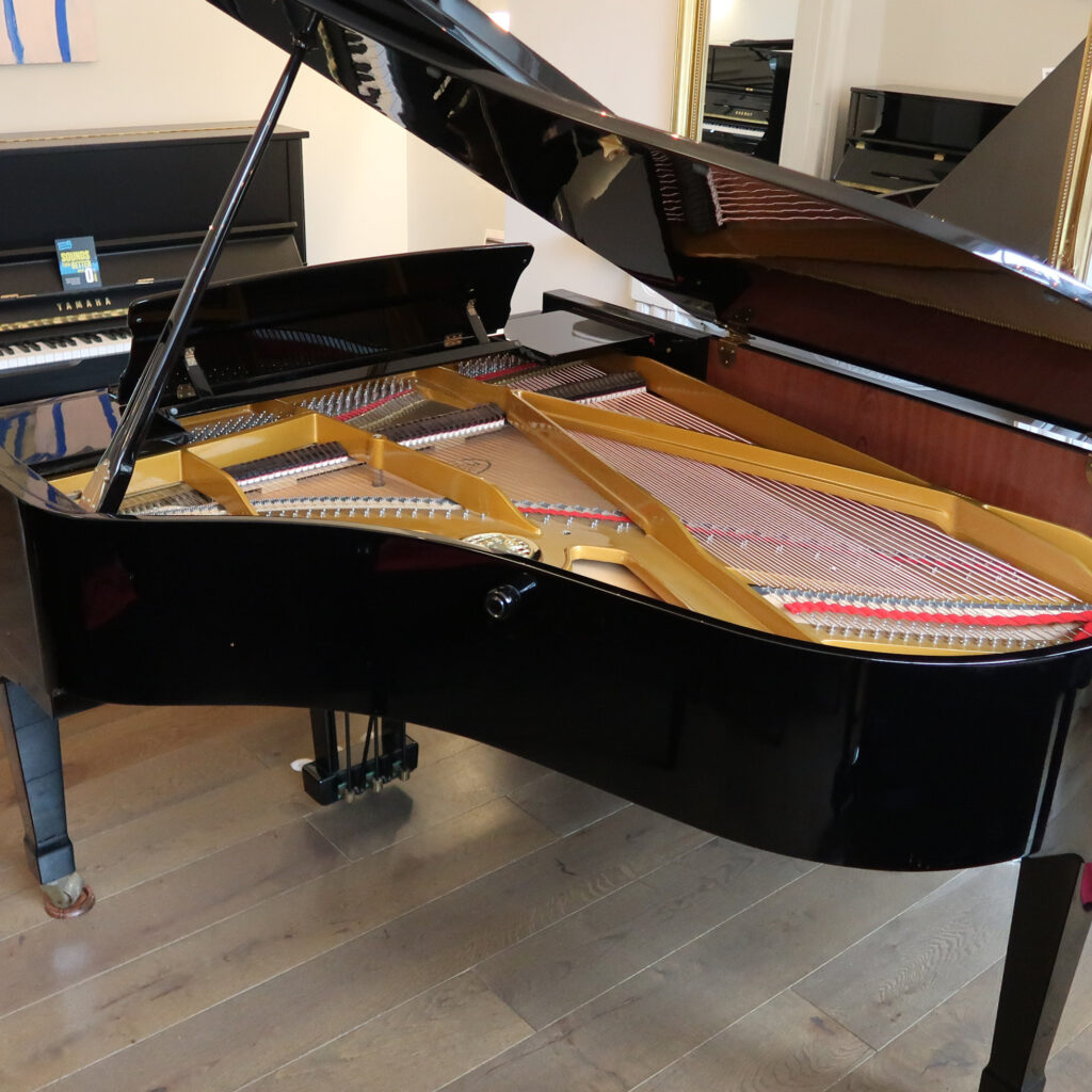 A Petrof Model III second hand grand piano, black gloss