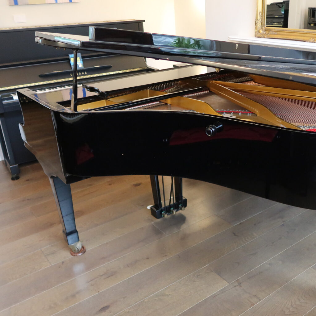 A Petrof Model III second hand grand piano, black gloss