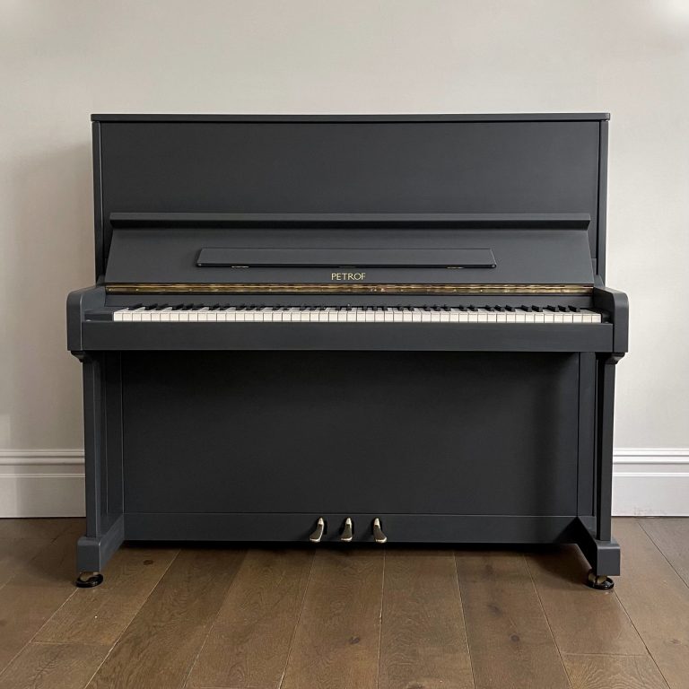 Piano Railing A Petrof Painted Upright Piano, Railings,