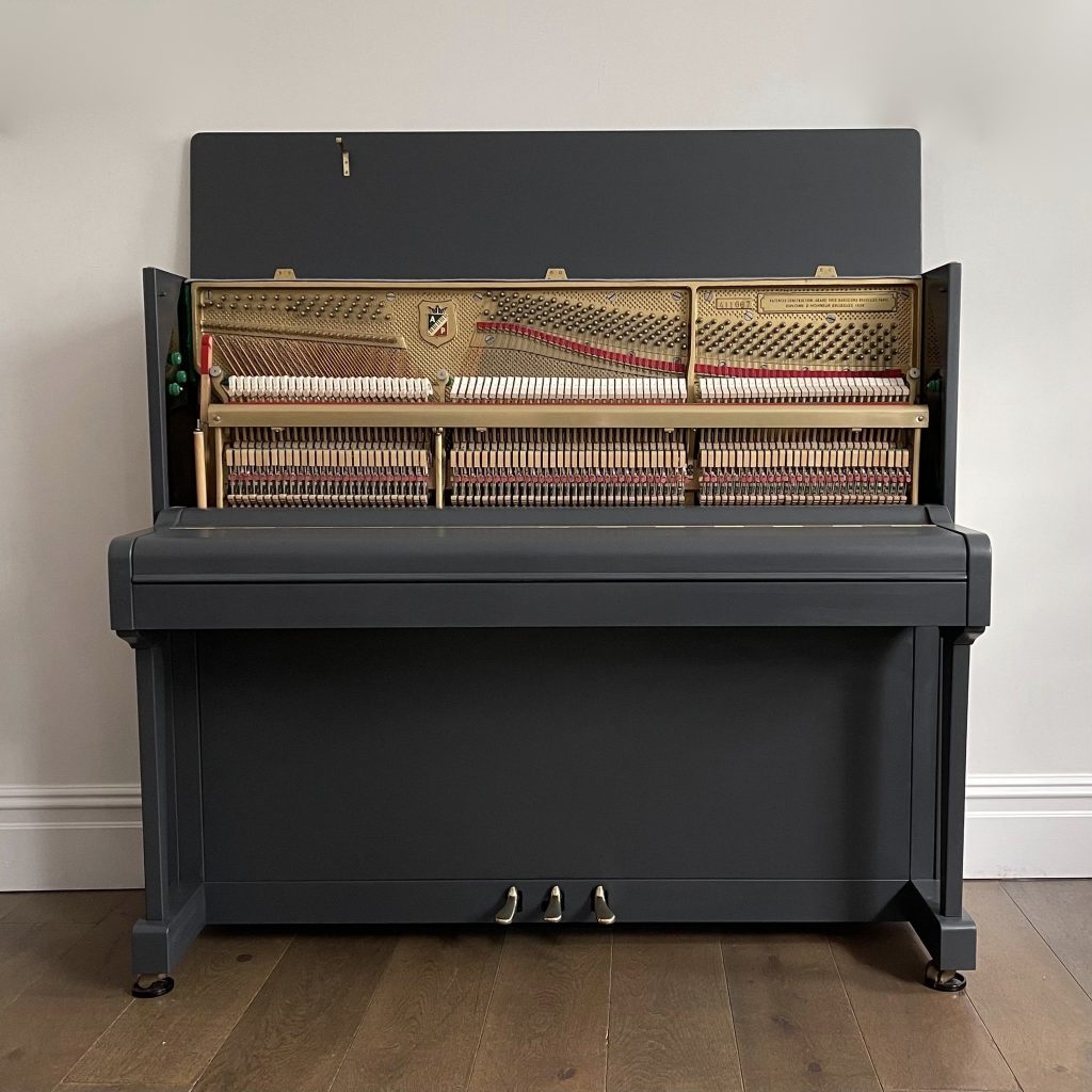 Piano Railing A Petrof Painted Upright Piano, Railings,