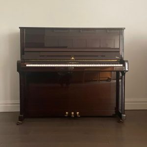 John Broadwood & Sons Upright Piano, Mahogany Gloss - The Piano
